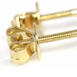 14k Yellow Gold Stud Moissanite Earrings 1ctw Moissanite Engagement Rings & Jewelry | Luxus Moissanite | Stud Earrings Round