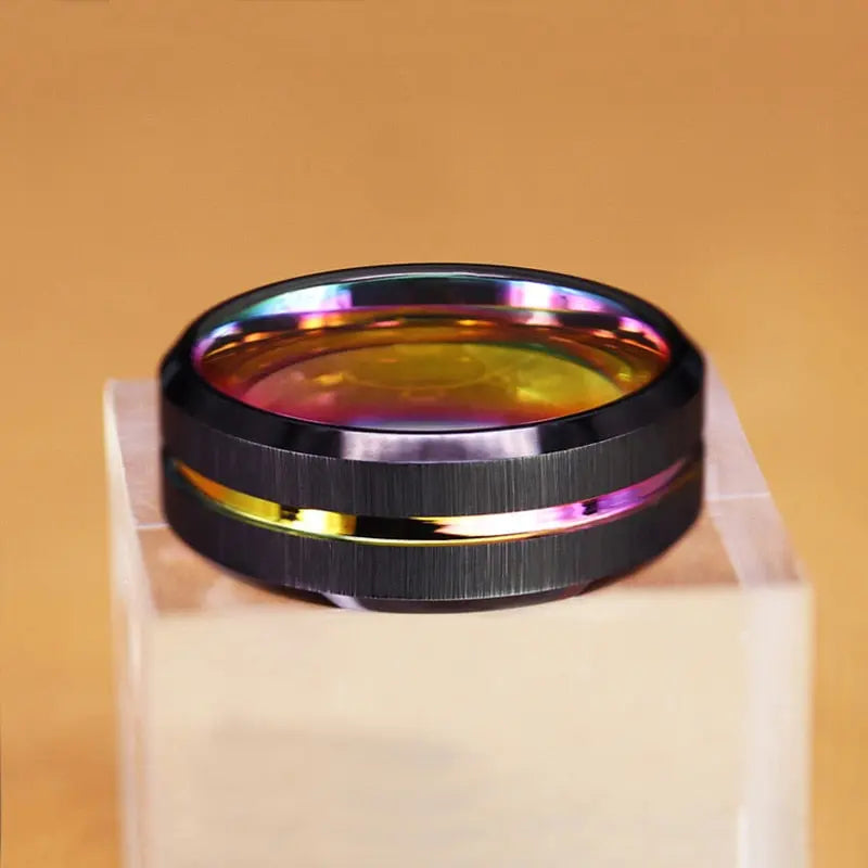 Men's Wedding Band Moissanite Engagement Rings & Jewelry | Luxus Moissanite | Unique Mens Wedding Band unique mens wedding band | Stylish Wedding Bands for Men High Quality Men's Jewelry