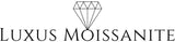 Moissanite jewelry and rings Luxus Moissanite logo