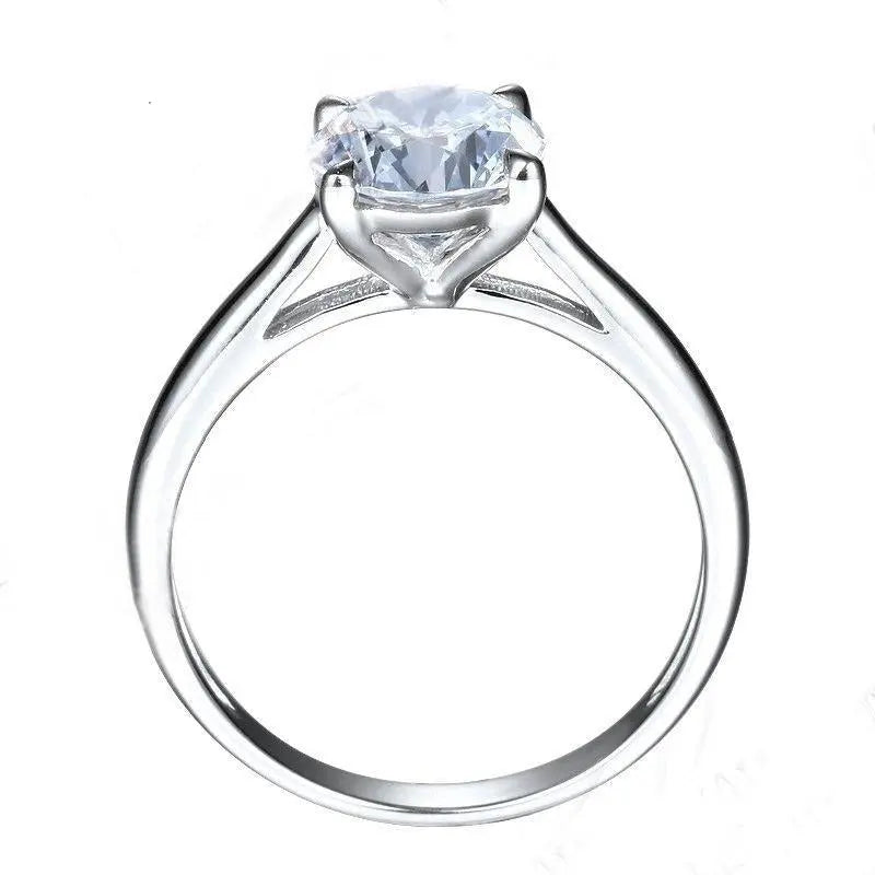 10k White Gold Solitaire Moissanite Ring 1.25ct Moissanite Engagement Rings & Jewelry | Luxus Moissanite