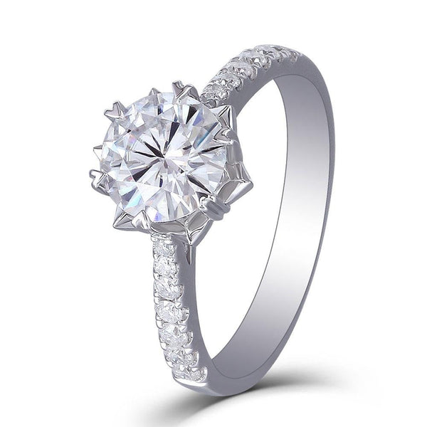 Moissanite settings without store center stone