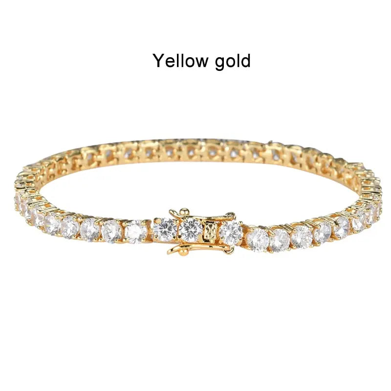 18K WHITE GOLD PLATED MOISSANITE TENNIS BRACELET 15ctw Moissanite Engagement Rings & Jewelry | Luxus Moissanite