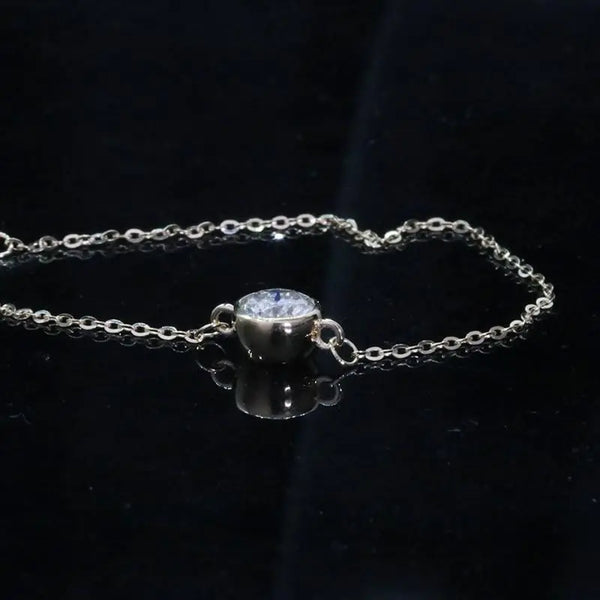 18k / 14k White, Yellow, Rose Gold Bezel Set Moissanite Bracelet 1ct Moissanite Engagement Rings & Jewelry | Luxus Moissanite