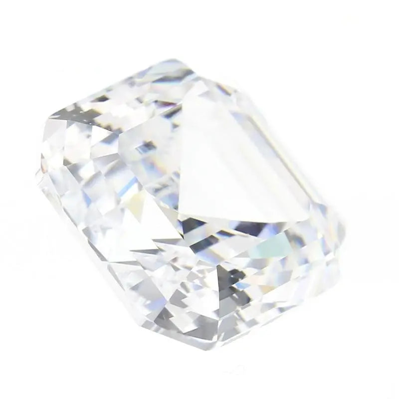 Asscher Cut Moissanite Loose Stones 5mm (0.75ct) - 11mm (7.44ct) options - DE Moissanite Engagement Rings & Jewelry | Luxus Moissanite | Asscher Cut Moissanite Loose Stones 