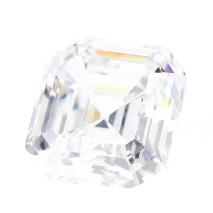 Asscher Cut Moissanite Loose Stones 5mm (0.75ct) - 11mm (7.44ct) options - DE Moissanite Engagement Rings & Jewelry | Luxus Moissanite | Asscher Cut Moissanite Loose Stones 