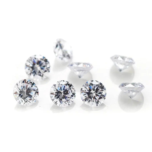 BULK ORDER SMALL ROUND MOISSANITE LOOSE STONES - 50PCS TO 100PCS - IN 0.5MM - 3MM OPTIONS Moissanite Engagement Rings & Jewelry | Luxus Moissanite