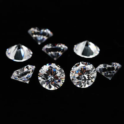 BULK ORDER SMALL ROUND MOISSANITE LOOSE STONES - 50PCS TO 100PCS - IN 0.5MM - 3MM OPTIONS Moissanite Engagement Rings & Jewelry | Luxus Moissanite