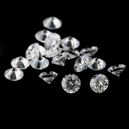 BULK ORDER SMALL ROUND MOISSANITE LOOSE STONES - 50PCS TO 100PCS - IN 0.5MM - 3MM OPTIONS Moissanite Engagement Rings & Jewelry | Luxus Moissanite