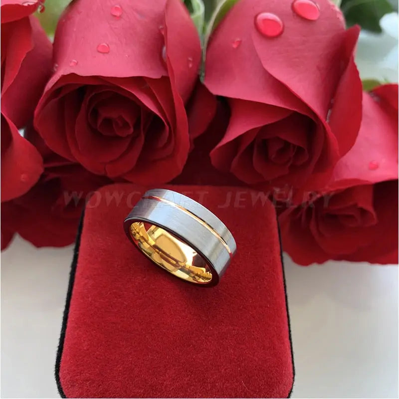 Men's Wedding Band - 5 different styles Moissanite Engagement Rings & Jewelry | Luxus Moissanite