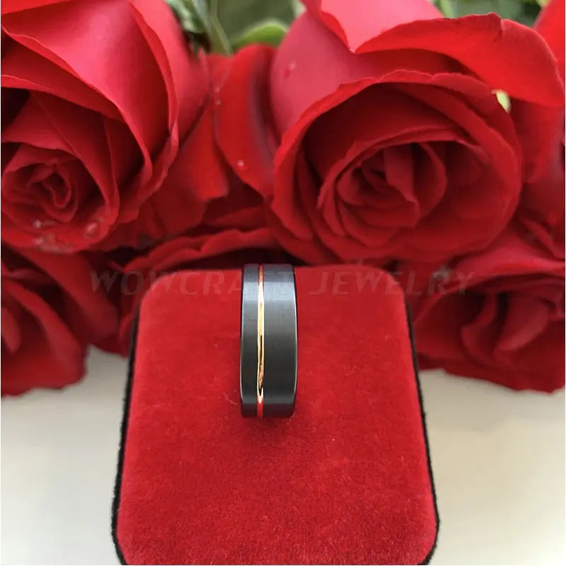 Men's Wedding Band - 5 different styles Moissanite Engagement Rings & Jewelry | Luxus Moissanite | Best ceramic wedding Band collection!|