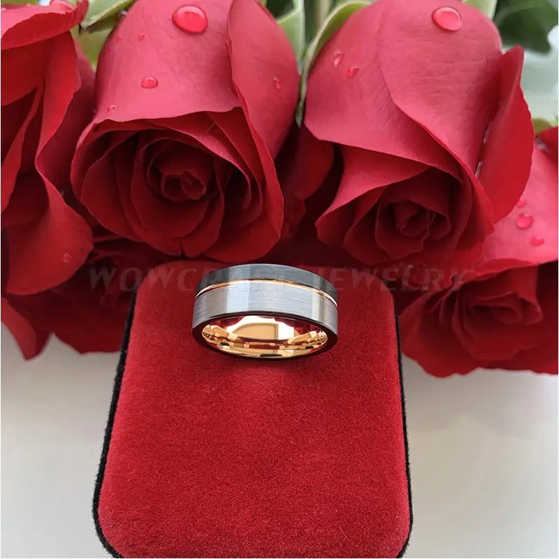 Men's Wedding Band - 5 different styles Moissanite Engagement Rings & Jewelry | Luxus Moissanite | Best ceramic wedding Band collection!|