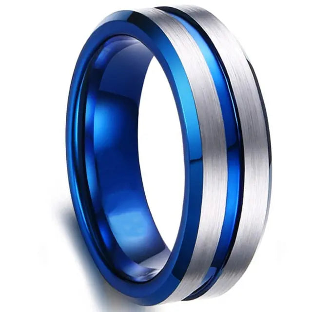 Men's Wedding Band Moissanite Engagement Rings & Jewelry | Luxus Moissanite