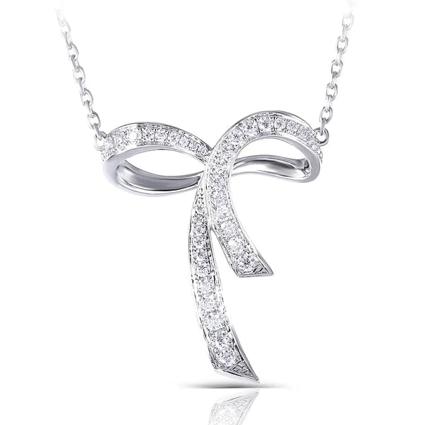 moissanite bow tie
