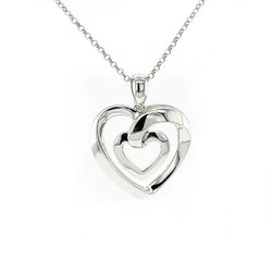 925 SILVER LOVE HEART PENDANT W/NO STONES AND WITH POETRY CARD Moissanite Engagement Rings & Jewelry | Luxus Moissanite